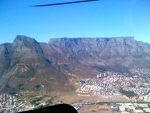 Helicopter view of Cape Town