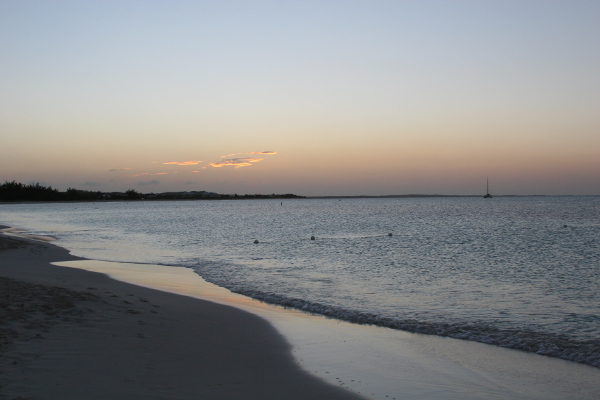 Beach sunset Providenciales